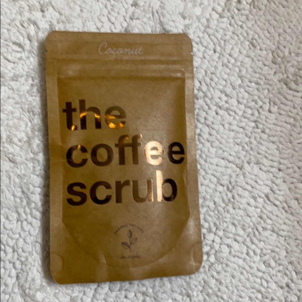 The coffee scrub